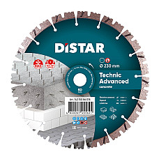 Алмазный диск DISTAR для бетона Technic Advanced d230