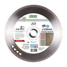 Disc diamantat DISTAR pentru placi ceramici Ceramic granite d250