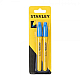 Marker Stanley FIN albastru 2buc ST..