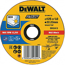 Disc de tăiere pentru metal 125x1.0x22.23mm DT43902