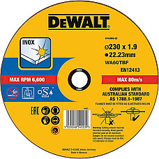 Disc de tăiere pentru metal 230x1.9x22.23mm DT43909
