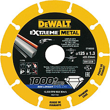 Disc de tăiere cu diamant pentru metal 125x1.2x22.23mm DT40252