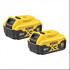 Set acumulatori 18 V 5 Ah DCB184P2-XJ