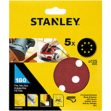Róda de șlefuire STANLEY 125 MM P180 5BUC. STA32042