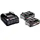 METABO 2 X 2.0 Ah LiHD + SC36 68516..