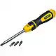Отвертка Stanley Multibit Stubby с ..