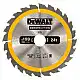 Disc circular DEWALT 190x30mm 24T D..