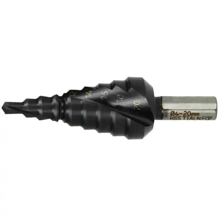 Сверло ступенчатое по металлу Hss 4-20MM Hiko..