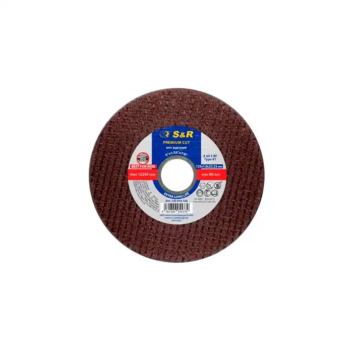 Диск абразивный S&R Meister A 60 S BF 125x1.0..
