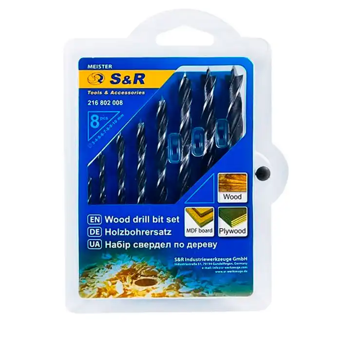 Набор сверл по дереву S&R Meister ..