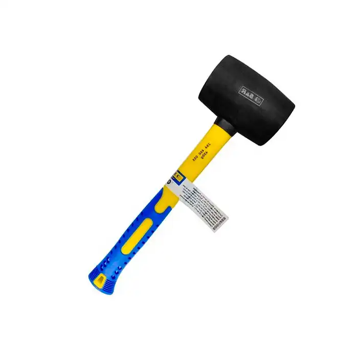 Молоток резиновый S&R  450G черный..