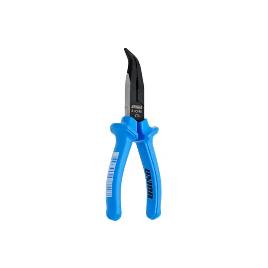 Тонконосые загнутые плоскогубцы UNIOR 512/4G-..