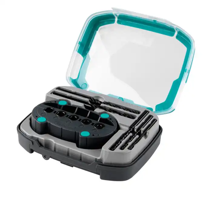 Кондуктор с набором свёрл WolfCraft..