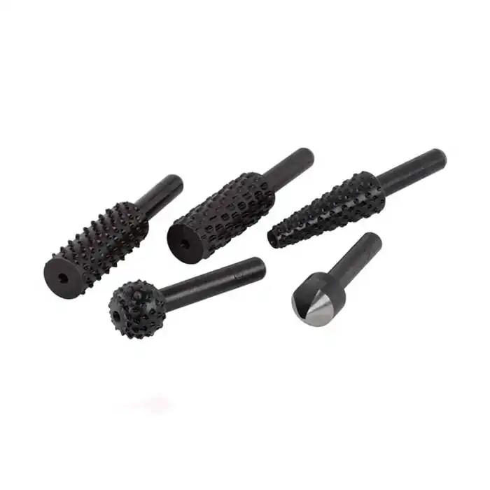 Набор фрез рашпилей и зенкеров 5 шт Wolfcraft..