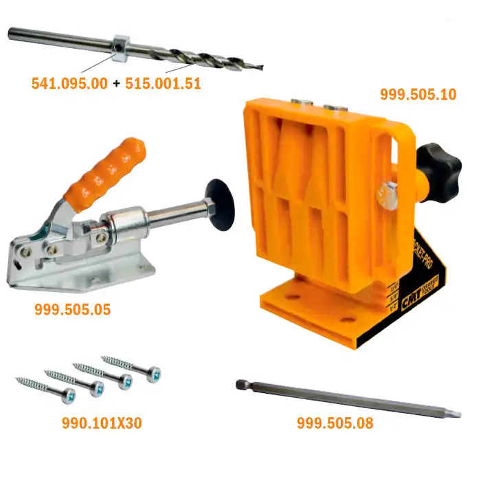 Зажим для соединения деталей Pocket-Pro PPJ-0..