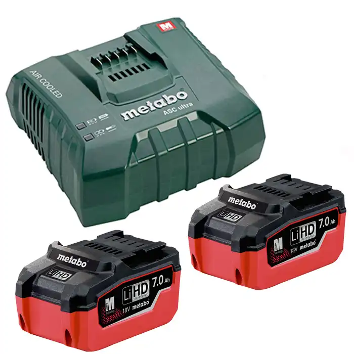 Комплект аккумуляторов Metabo LiHD 2x7.0 Ah +..