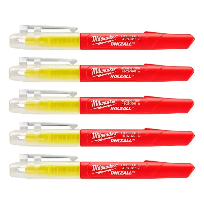 Набор текстовыделительных желтых маркеров Mil..