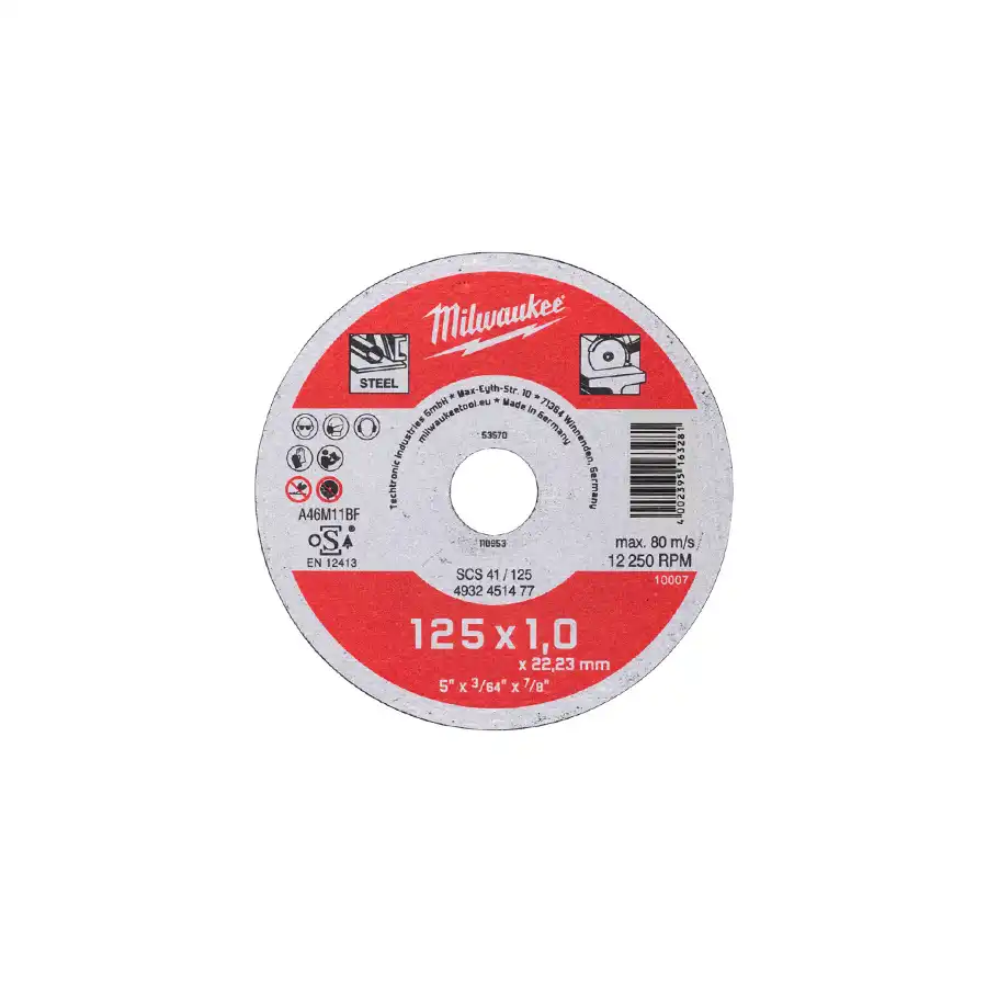 Диск абразивный MILWAUKEE 4932451477 - 125*1...