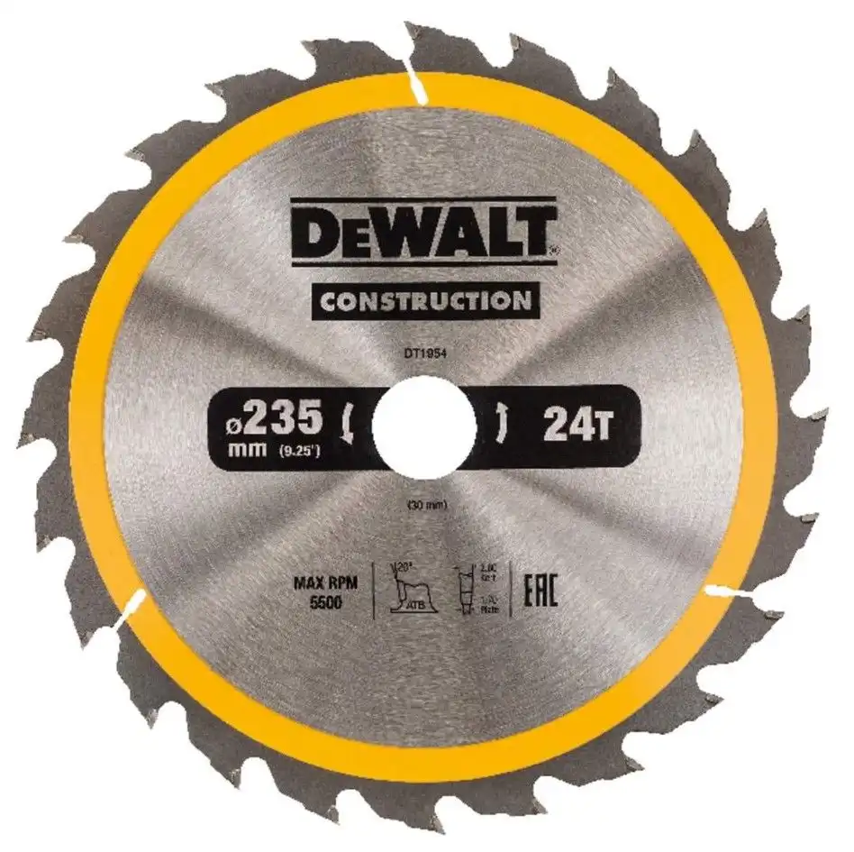 Пильный диск DEWALT 235x30mm 24T DT1954..