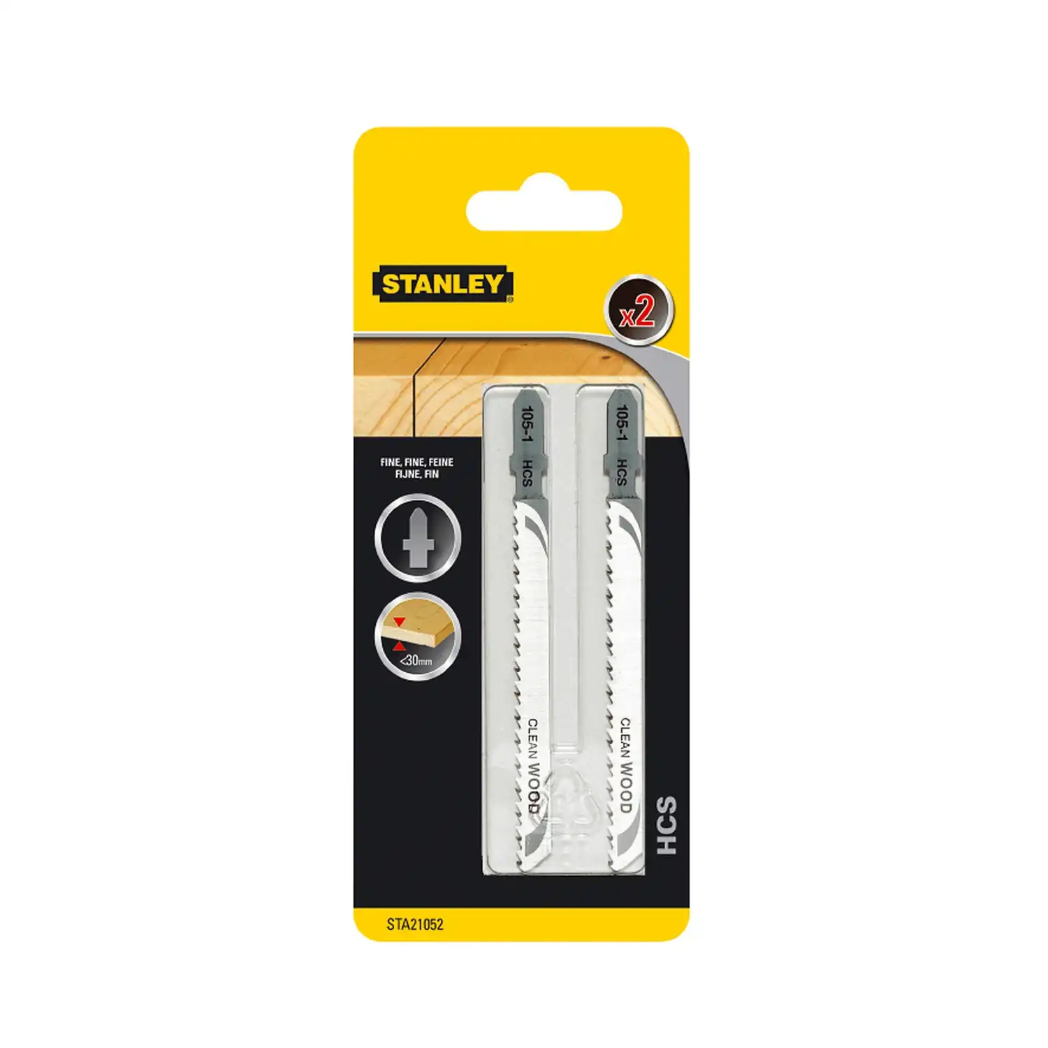 Пилки для лобзика Stanley STA21052..