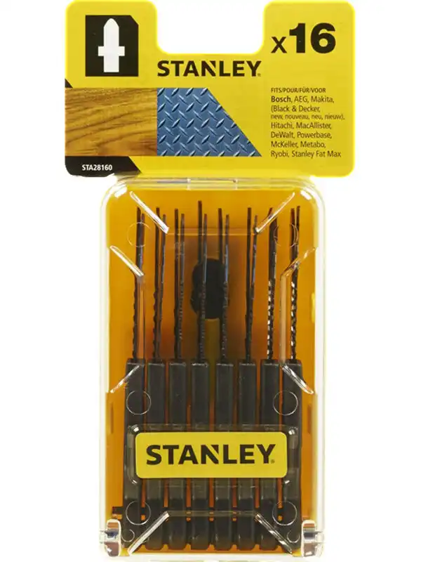 Набор пилок для лобзика Stanley STA28160..