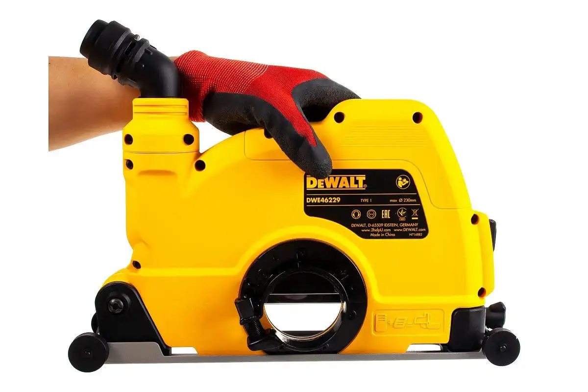 Пылезащитный чехол DeWALT для УШМ для резки б..