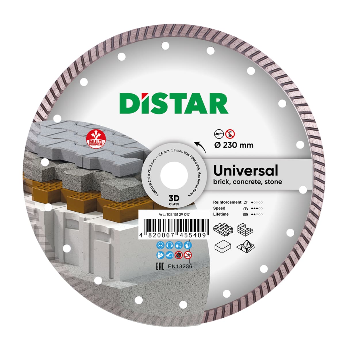 Disc diamantat DISTAR pentru beton Universal ..