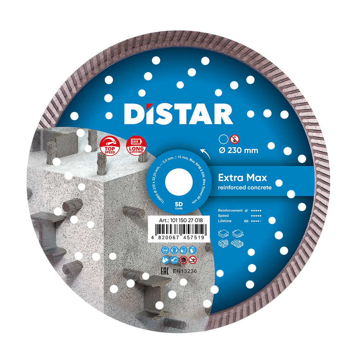 Disc diamantat DISTAR pentru beton Extra Max..