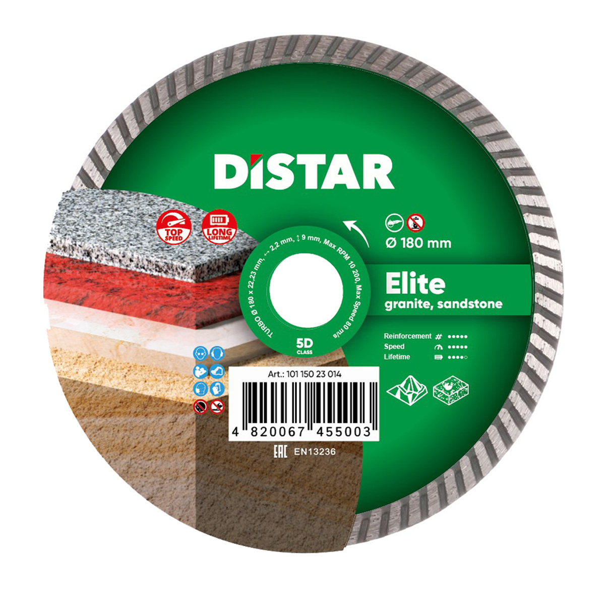 Disc diamantat DISTAR pentru granit,marmura E..