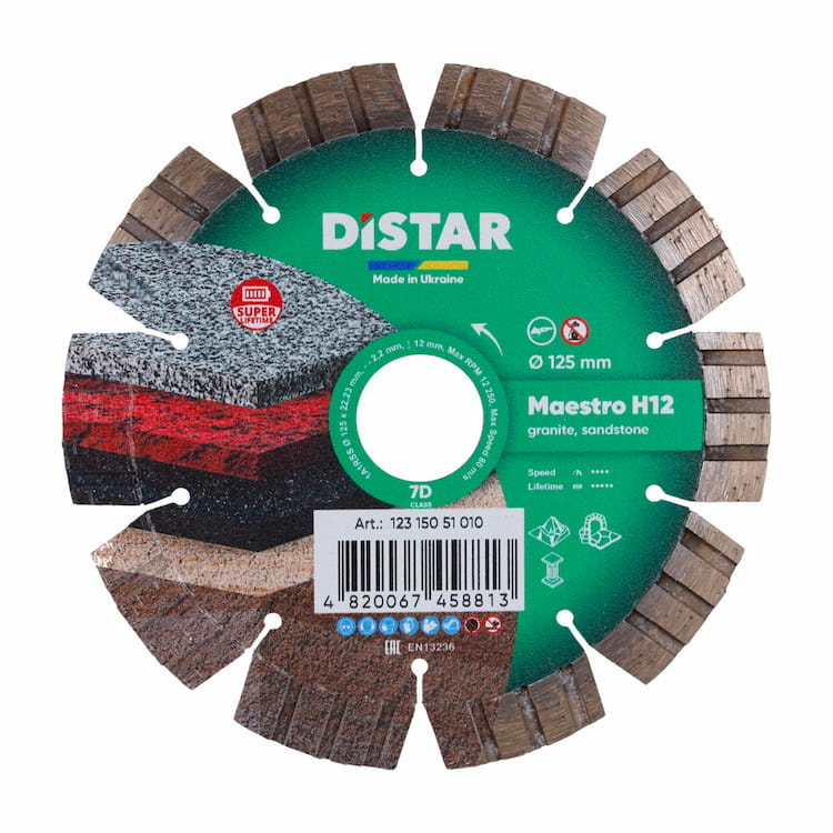 Disc diamantat 1A1RSS/C3-W Maestro H12 d125..