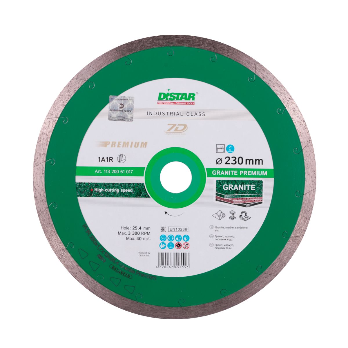 Disc diamantat DISTAR pentru granit,marmura G..