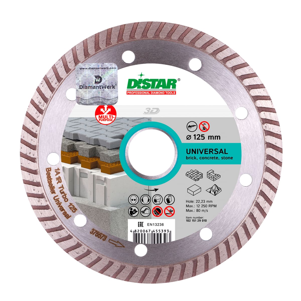Disc diamantat DISTAR pentru beton Universal ..