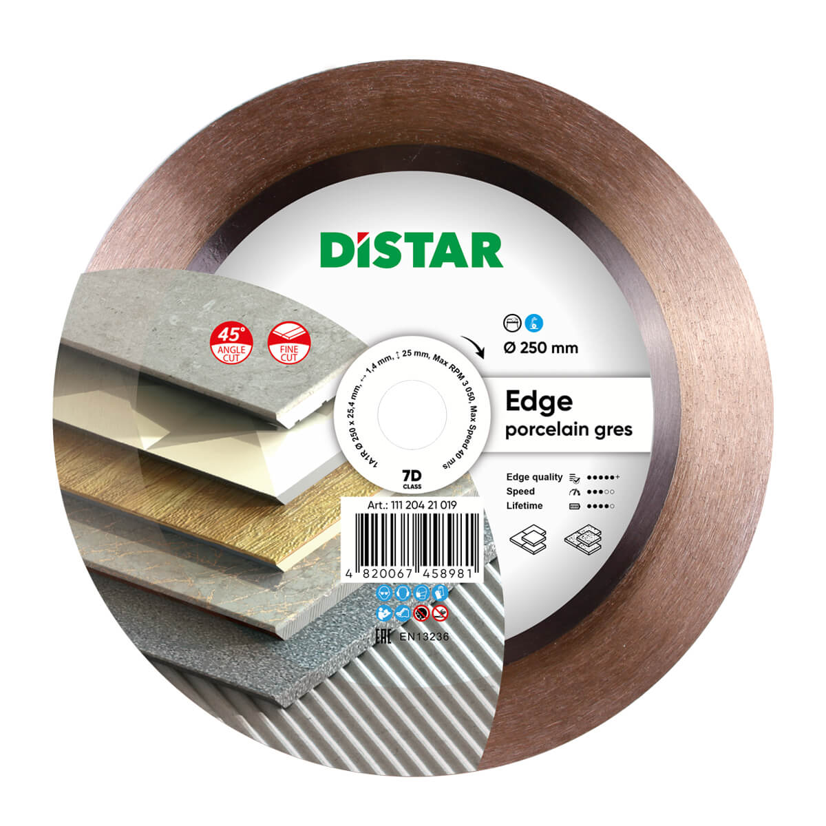 Disc diamantat DISTAR pentru placi ceramici E..