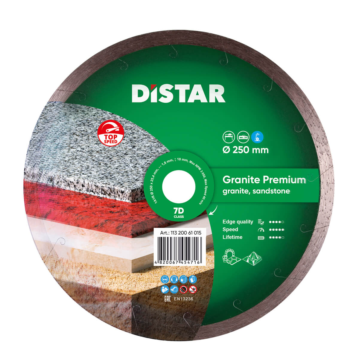 Disc diamantat DISTAR pentru granit,marmura G..