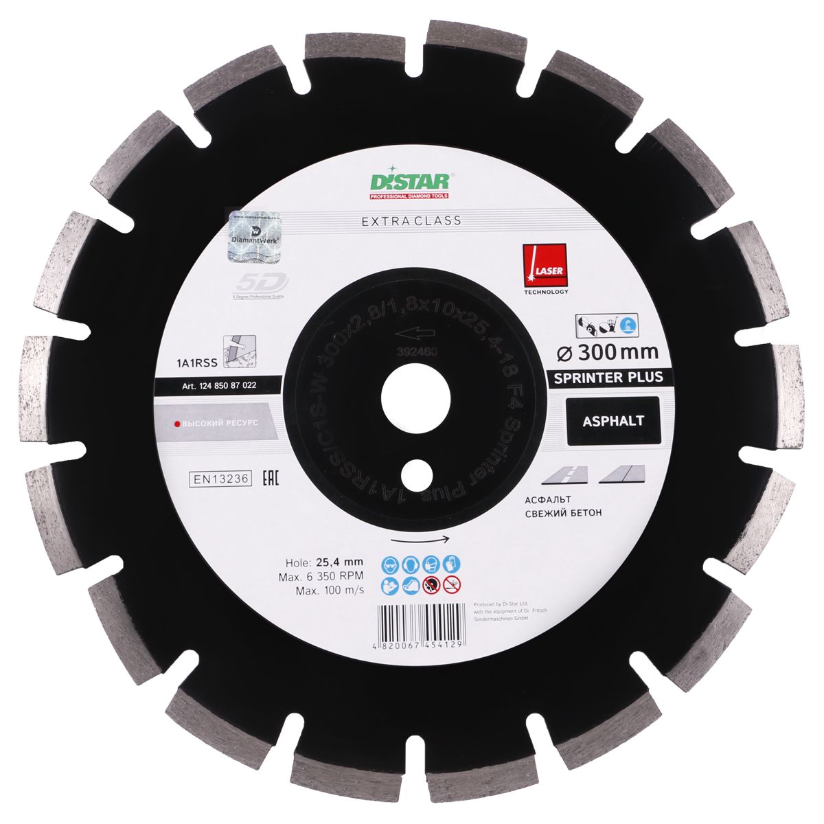 Disc diamantat DISTAR pentru asfalt Sprinter ..