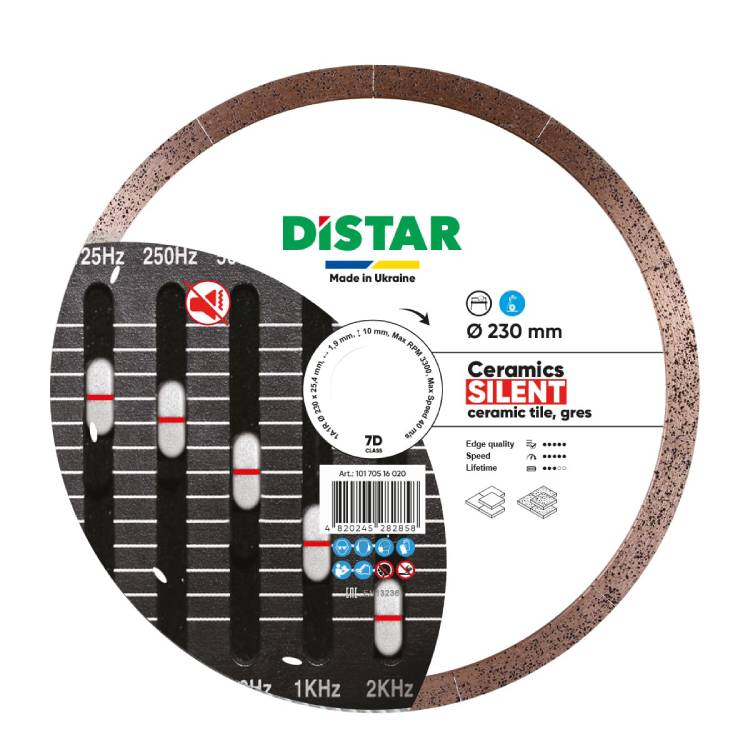 Disc diamantat 1A1R Ceramic Silent 230x25,4..