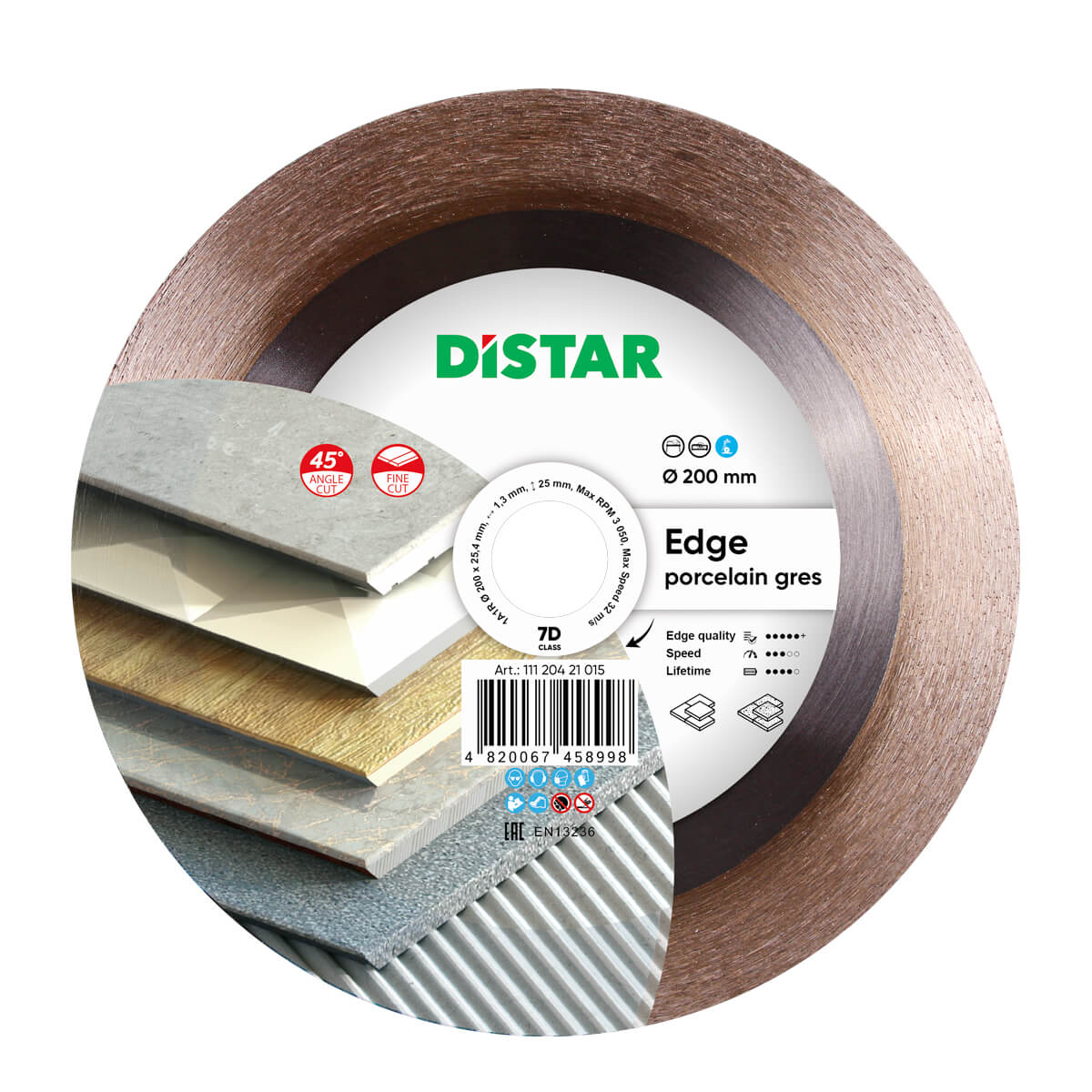 Disc diamantat DISTAR pentru placi ceramici E..