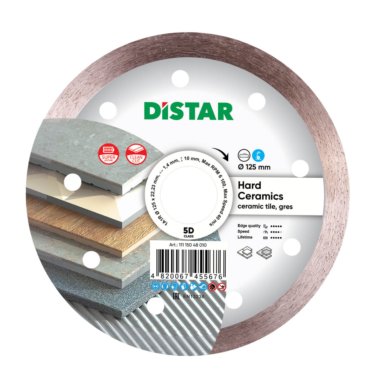 Disc diamantat DISTAR pentru placi ceramici H..