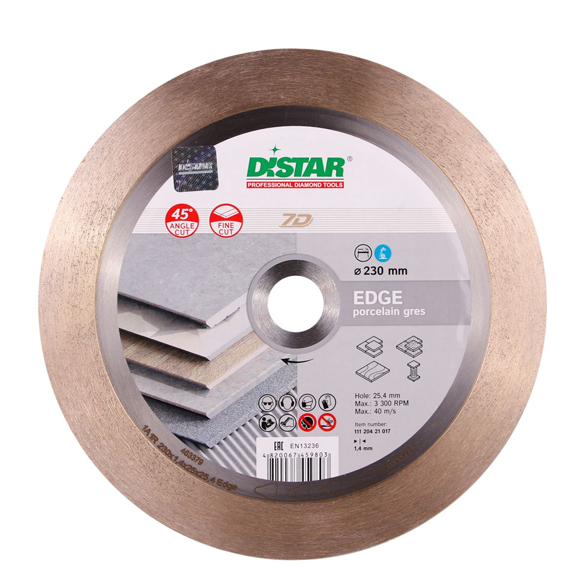 Disc diamantat DISTAR pentru placi ceramici E..