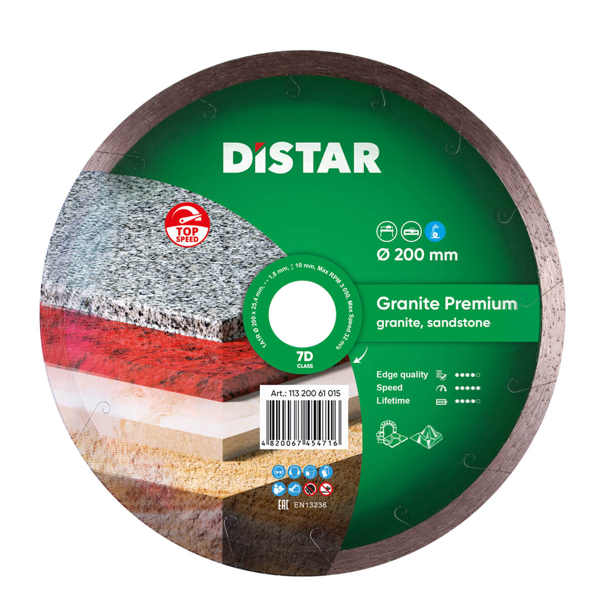 Disc diamantat DISTAR pentru granit,marmura G..