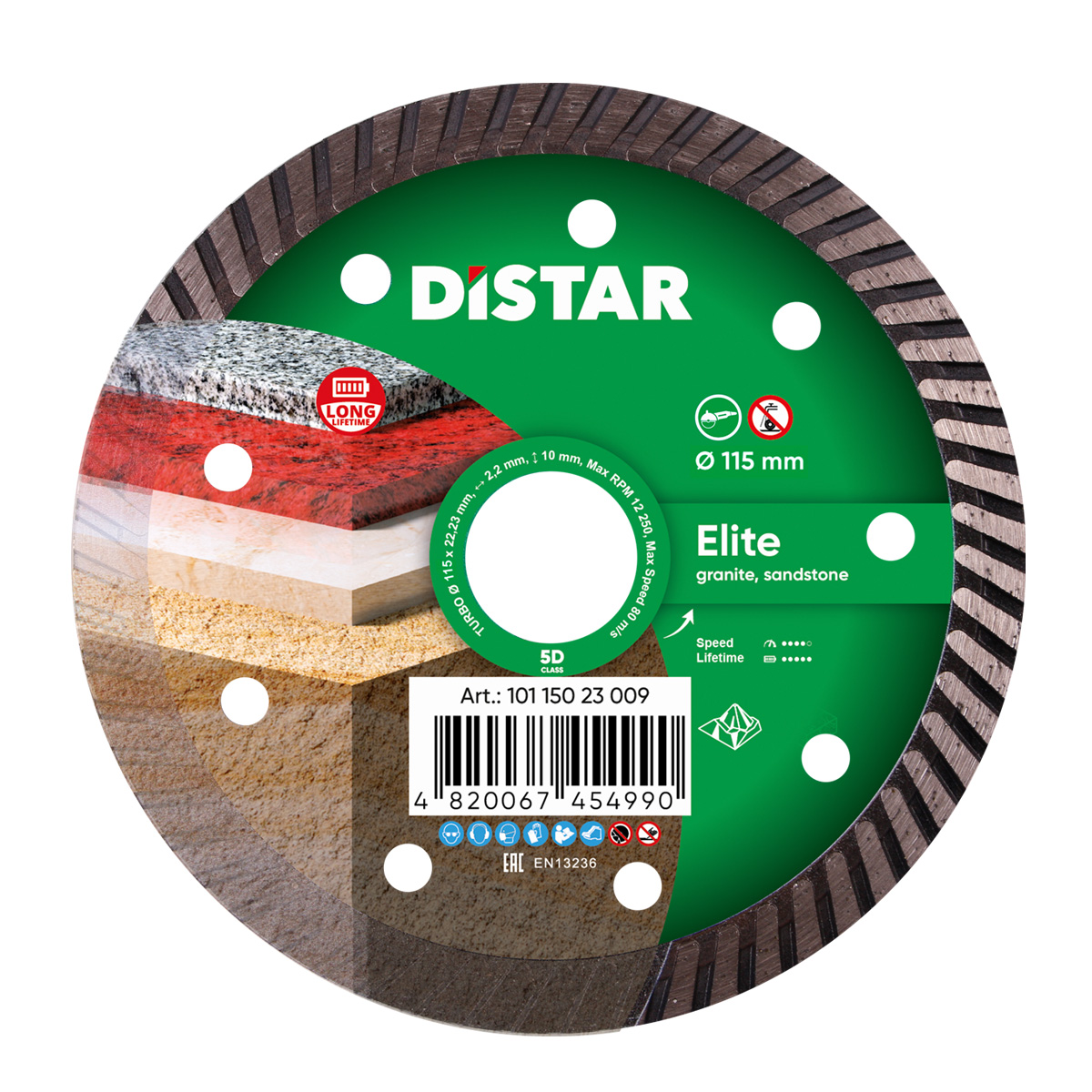 Disc diamantat DISTAR pentru granit,marmura E..