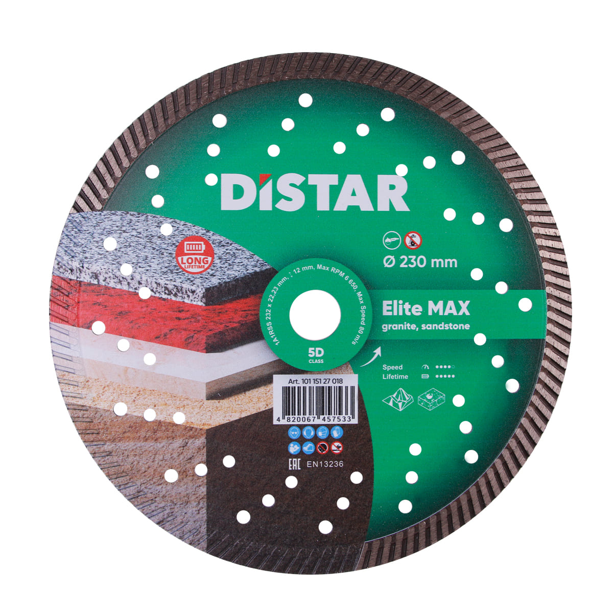 Disc diamantat DISTAR pentru granit,marmura E..