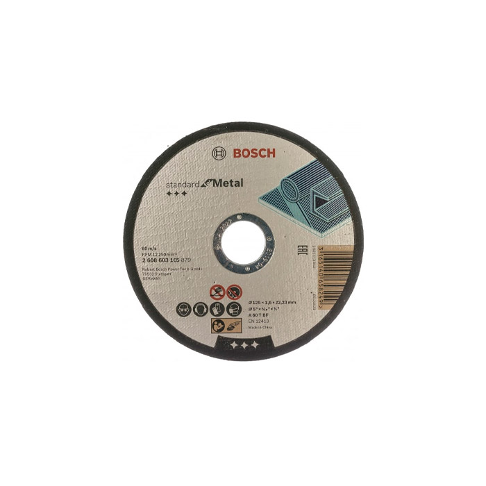 Disc abraziv Bosch Standard 125x1.6х22.2..