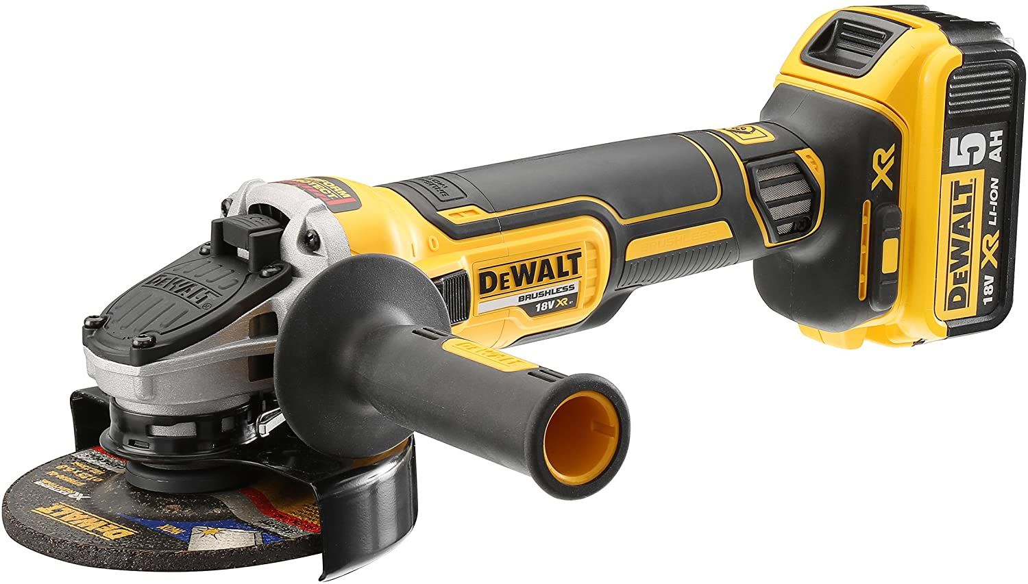Polizor unghiular cu acumulator DeWALT DCG405..