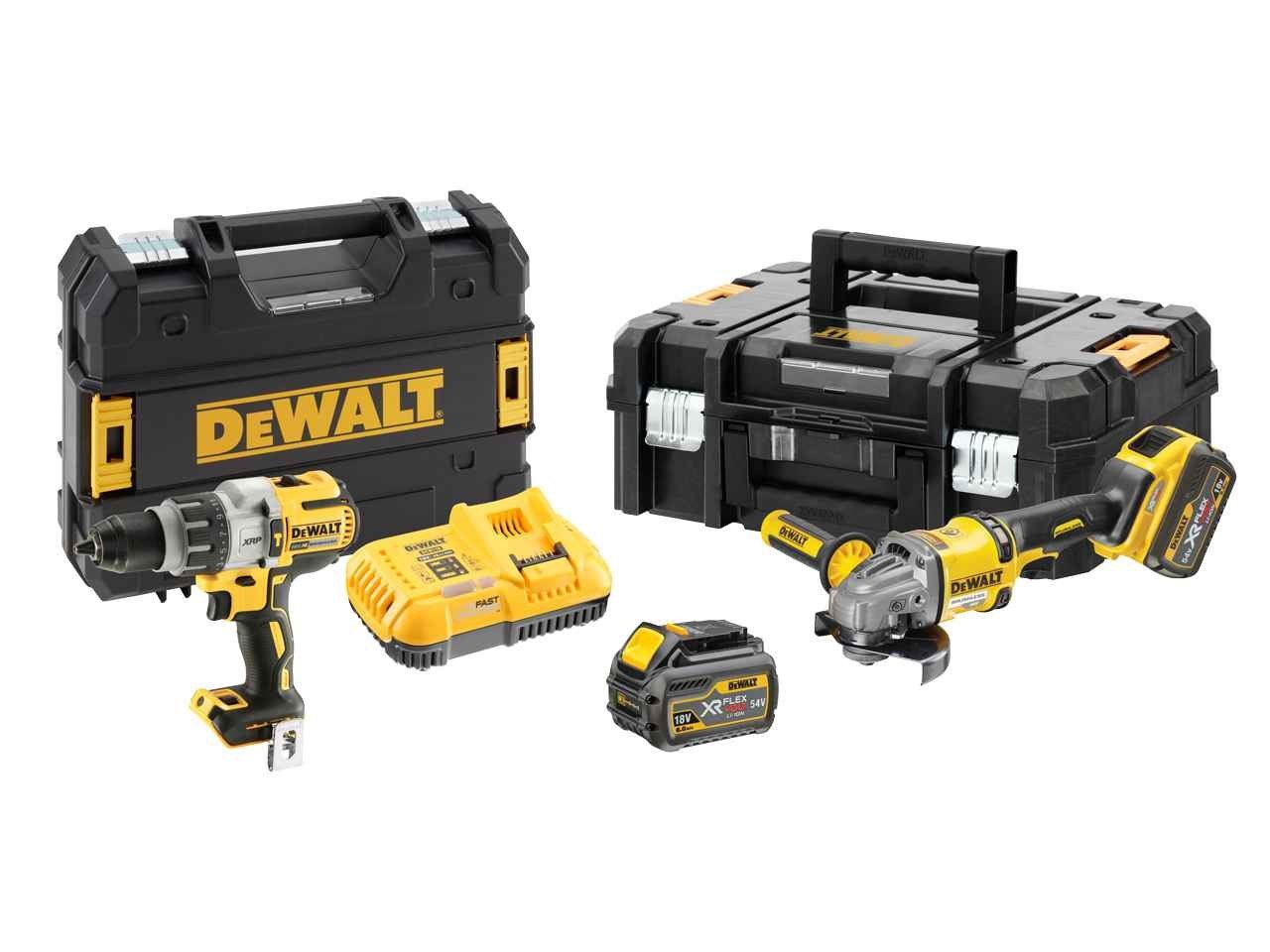 Set de scule cu acumulator  DeWALT DCK2055T2T..