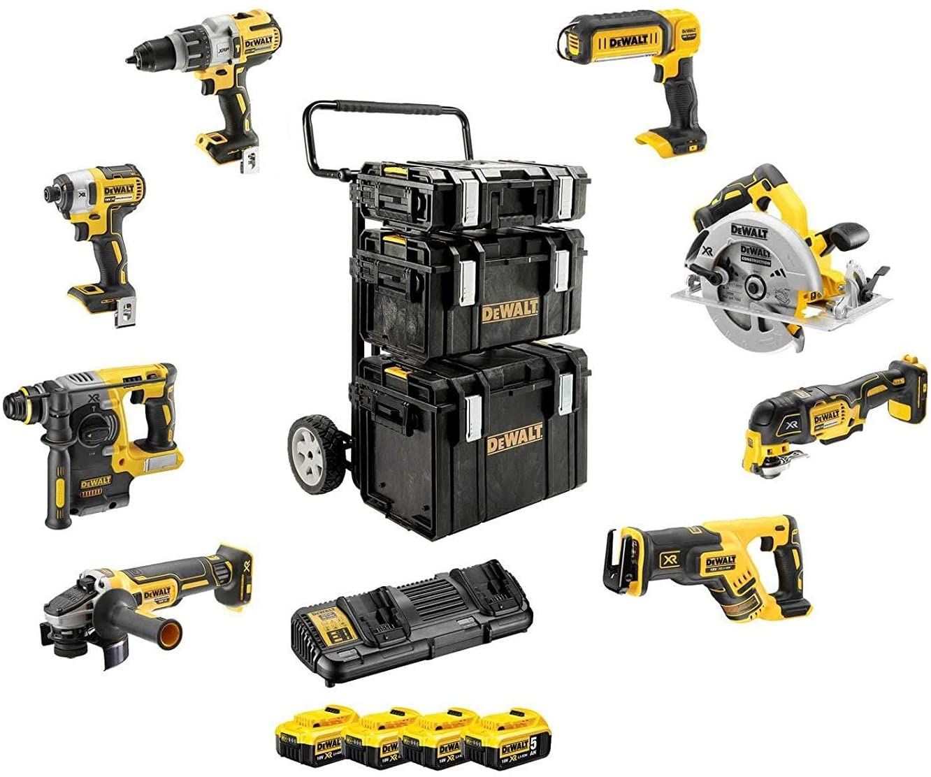 Set de scule cu acumulator  DeWALT DCK853P4..